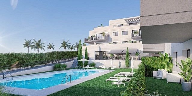 Foto 1 de Apartamento nuevo en venta en Zona Hispanidad-Vivar Téllez de 2 habitaciones con terraza y piscina