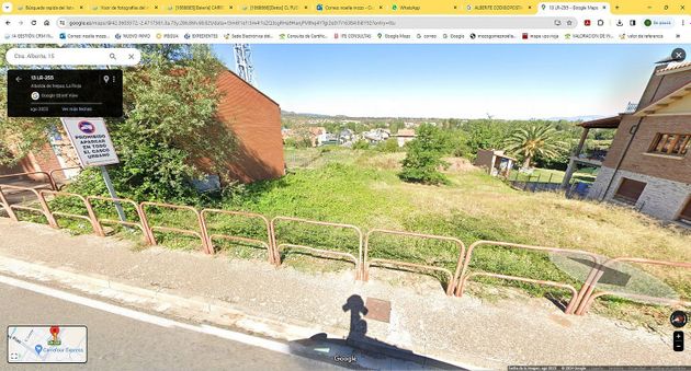Foto 2 de Venta de terreno en Albelda de Iregua de 1170 m²