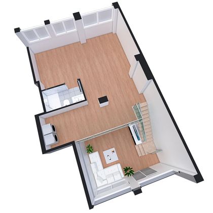 Foto 2 de Dúplex en venta en Centre - Castellar del Vallès de 3 habitaciones con aire acondicionado y calefacción