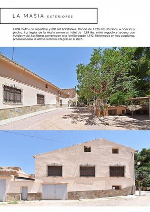 Foto 2 de Casa rural en venda a Pinós de 17 habitacions amb piscina i jardí