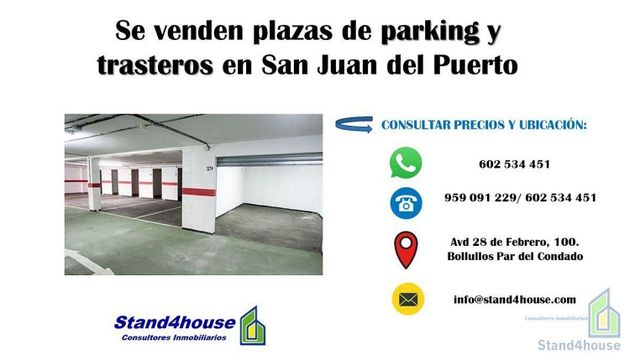 Foto 1 de Garaje en venta en San Juan del Puerto de 11 m²