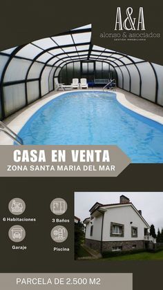 Foto 1 de Venta de chalet en Castrillón de 6 habitaciones con terraza y piscina