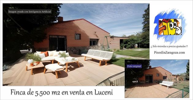 Foto 1 de Casa rural en venta en Luceni de 5 habitaciones con terraza y jardín