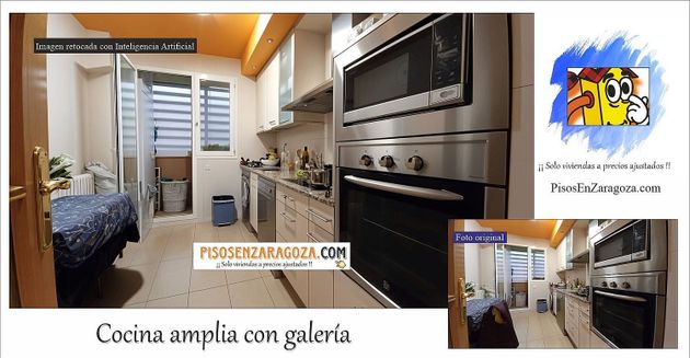 Foto 2 de Pis en venda a calle De Aguarón de 4 habitacions amb terrassa i garatge