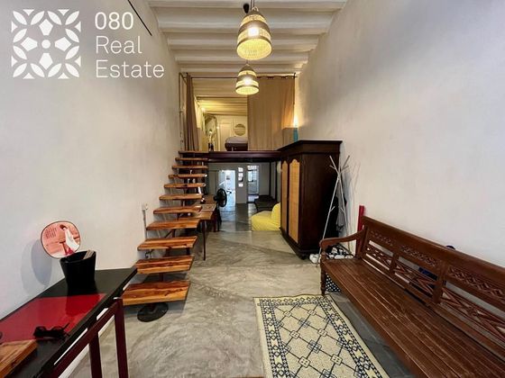 Foto 2 de Alquiler de piso en El Raval de 1 habitación con terraza y muebles