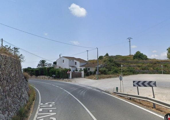 Foto 1 de Venta de terreno en Benissa de 500 m²