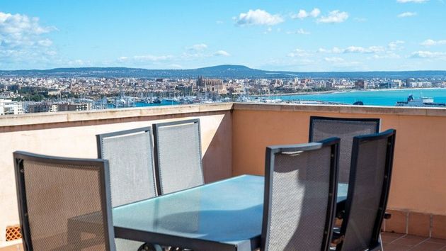 Foto 1 de Àtic en venda a La Bonanova - Portopí de 3 habitacions amb terrassa i piscina