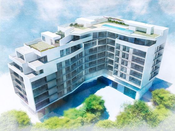 Foto 1 de Venta de piso en Benalúa de 2 habitaciones con terraza y piscina