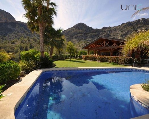 Foto 2 de Casa rural en venda a Finestrat pueblo de 4 habitacions amb terrassa i piscina