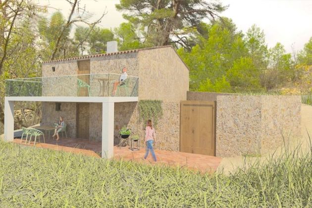 Foto 2 de Casa rural en venda a Torremanzanas/Torre de les Maçanes (la) de 2 habitacions amb terrassa i jardí