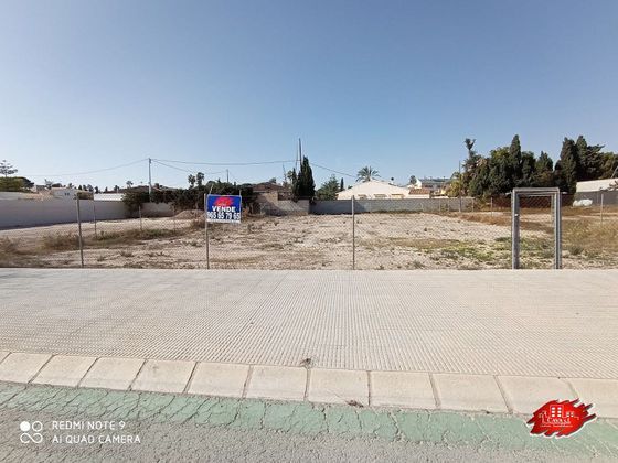Foto 1 de Venta de terreno en San Juan de Alicante/Sant Joan d´Alacant de 1012 m²