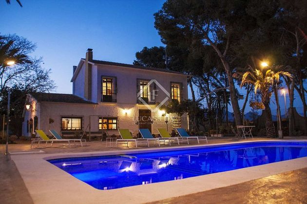 Foto 1 de Alquiler de casa rural en San Juan de Alicante/Sant Joan d´Alacant de 8 habitaciones con piscina y jardín