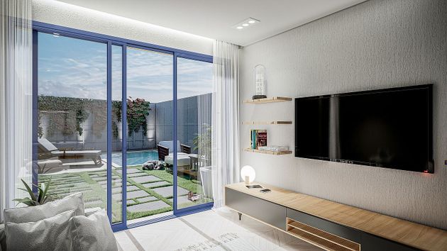 Foto 1 de Piso en venta en Sants-Badal de 3 habitaciones con terraza y piscina