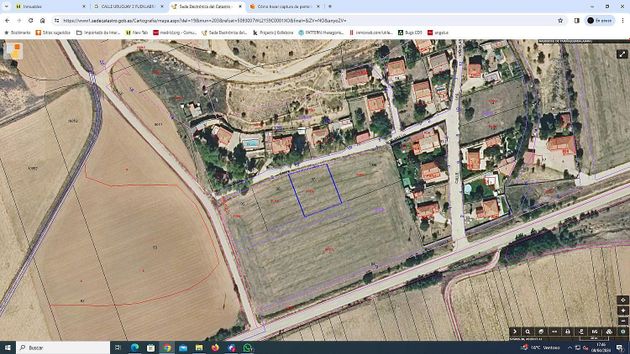 Foto 1 de Venta de terreno en calle Viñuelas de 822 m²