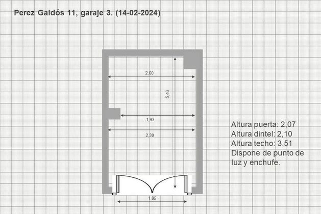 Foto 2 de Garatge en venda a Plaza de toros - Venta Vargas - Capitania de 14 m²