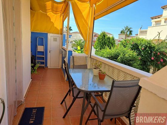 Foto 1 de Pis en lloguer a Vera Playa Naturista de 1 habitació amb terrassa i piscina