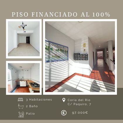 Foto 1 de Pis en venda a Coria del Río de 3 habitacions amb calefacció i ascensor