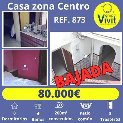 Foto 1 de Venta de casa en Centro - Alcalá de Guadaira de 8 habitaciones y 200 m²