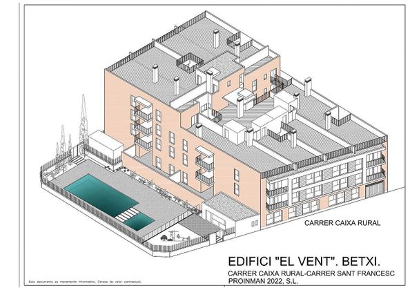 Foto 1 de Piso en venta en Betxí de 3 habitaciones con terraza y piscina