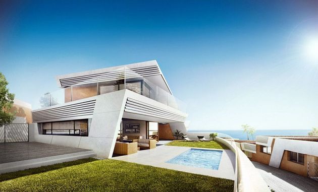 Foto 2 de Casa adossada en venda a El Faro de Calaburra - Chaparral de 3 habitacions amb terrassa i piscina