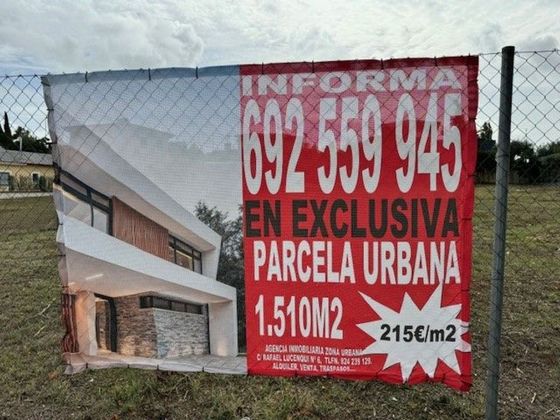 Foto 1 de Terreny en venda a calle Embalse de Canchales Las Vaguadas de 1510 m²