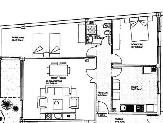 Foto 2 de Piso en venta en Torreperogil de 2 habitaciones con garaje y ascensor