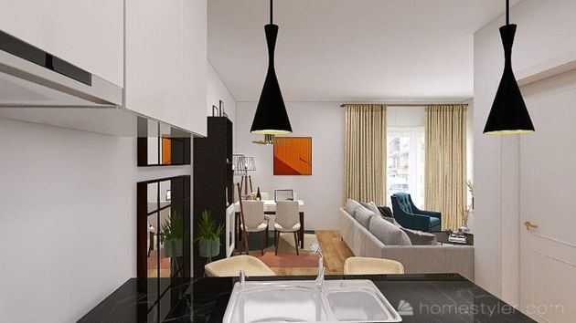 Foto 2 de Venta de piso en calle Afán de Ribera de 2 habitaciones con terraza y aire acondicionado