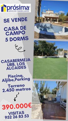Foto 2 de Xalet en venda a Casabermeja de 5 habitacions amb terrassa i piscina