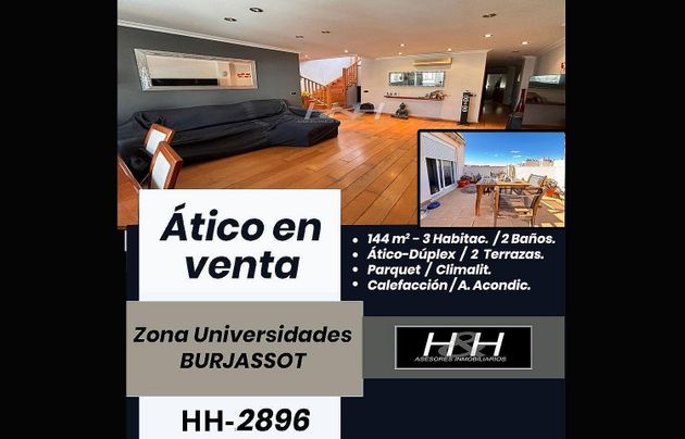 Foto 1 de Àtic en venda a Zona Concordia de 3 habitacions amb terrassa i aire acondicionat