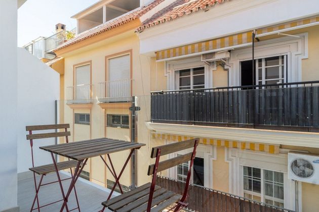 Foto 1 de Alquiler de piso en Playa de los Boliches de 2 habitaciones con muebles y balcón