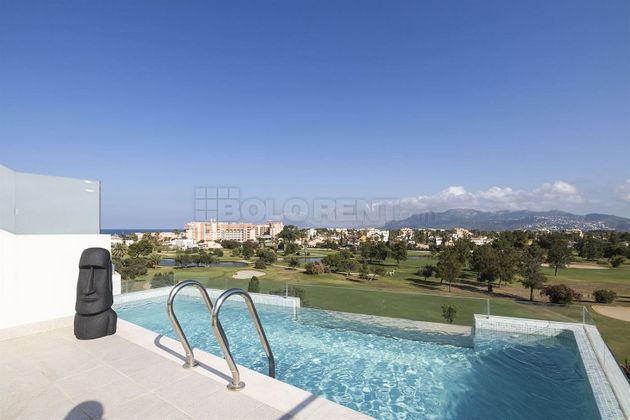Foto 2 de Alquiler de ático en Oliva Nova de 4 habitaciones con terraza y piscina