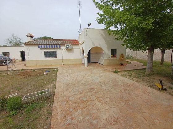 Foto 1 de Venta de chalet en Sanlúcar la Mayor de 4 habitaciones con terraza y piscina