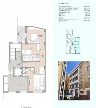 Foto 2 de Alquiler de piso en Centro - Huelva de 2 habitaciones con aire acondicionado y ascensor
