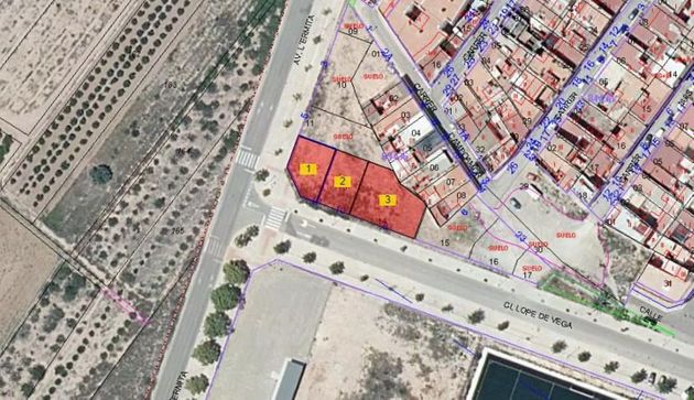 Foto 1 de Venta de terreno en calle Lope de Vega de 268 m²