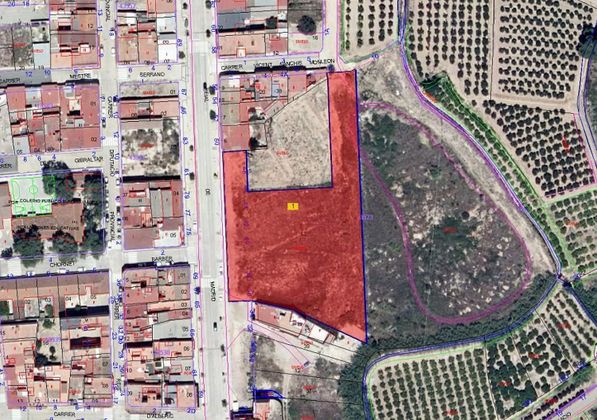 Foto 1 de Venta de terreno en calle Real de Madrid de 5109 m²