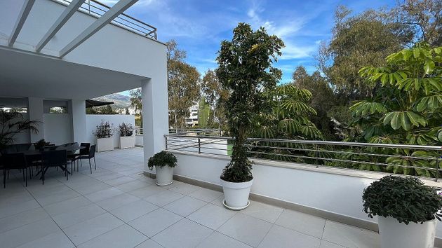 Foto 2 de Alquiler de piso en calle Nazules de 3 habitaciones con terraza y piscina