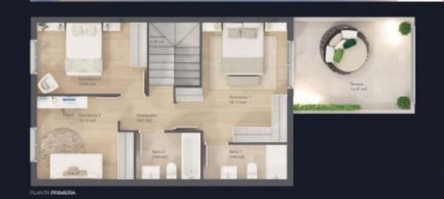 Foto 2 de Casa adosada en venta en Corella de 3 habitaciones con terraza y garaje