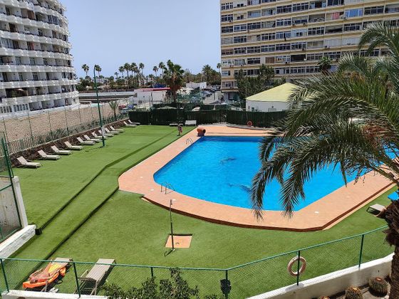 Foto 1 de Pis en venda a avenida De Tirajana de 1 habitació amb terrassa i piscina