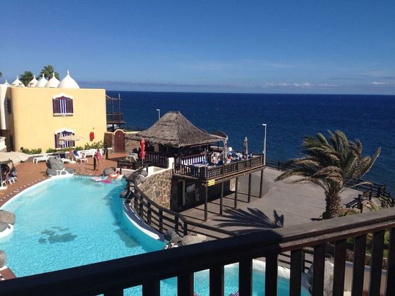 Foto 1 de Pis en lloguer a San Agustín - Bahía Feliz - Playa del Águila de 1 habitació amb terrassa i piscina