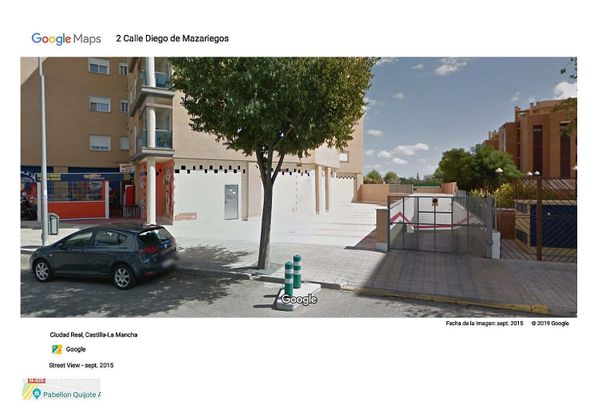 Foto 2 de Garaje en alquiler en calle Diego de Mazariegos de 17 m²