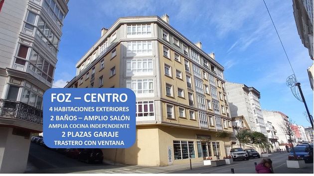 Foto 1 de Pis en venda a avenida Álvaro Cunqueiro de 4 habitacions amb garatge i calefacció