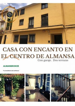 Foto 1 de Venta de casa en Almansa de 6 habitaciones con terraza y garaje