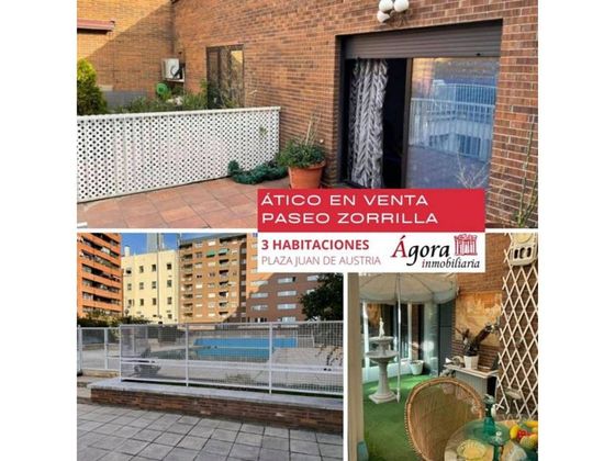 Foto 1 de Àtic en venda a Pº Zorrilla - Cuatro de Marzo de 3 habitacions amb terrassa i piscina