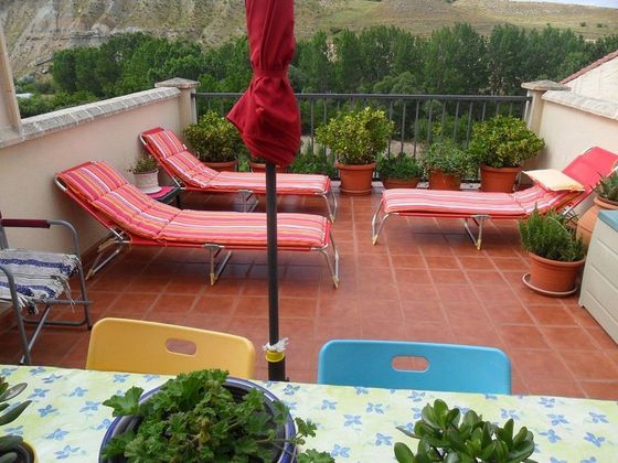 Foto 1 de Venta de casa adosada en Leiva de 3 habitaciones con terraza y piscina