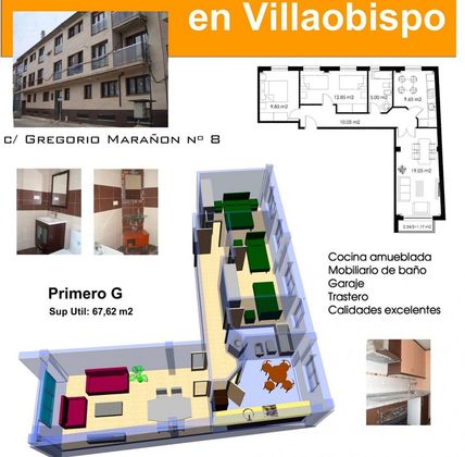 Foto 2 de Piso en venta en calle D Gregorio Marañón de 2 habitaciones con terraza y garaje