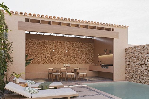 Foto 2 de Casa adossada en venda a Salines (Ses) de 3 habitacions amb terrassa i piscina