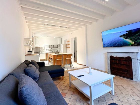 Foto 2 de Ático en alquiler en La Llotja - Sant Jaume de 5 habitaciones con muebles y balcón