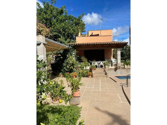 Foto 1 de Venta de casa adosada en Sant Agustí de 5 habitaciones con terraza y piscina
