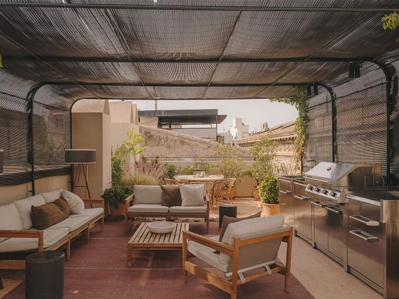 Foto 1 de Piso en alquiler en calle Socors de 2 habitaciones con terraza y muebles