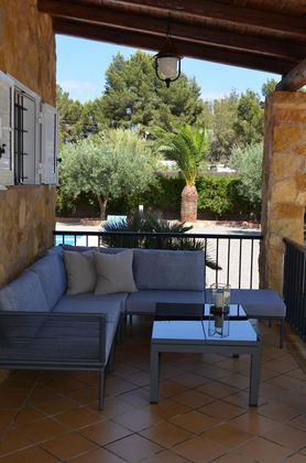 Foto 1 de Casa rural en lloguer a Sant Jordi de Ses Salines de 3 habitacions amb piscina i jardí